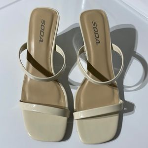 Soda Sandals nude color